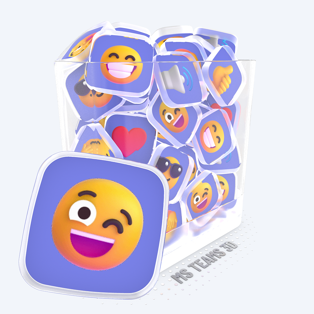 MICROSOFT TEAMS 3D EMOJIS ANIMATED GIF COVER | Stream Deck Icons