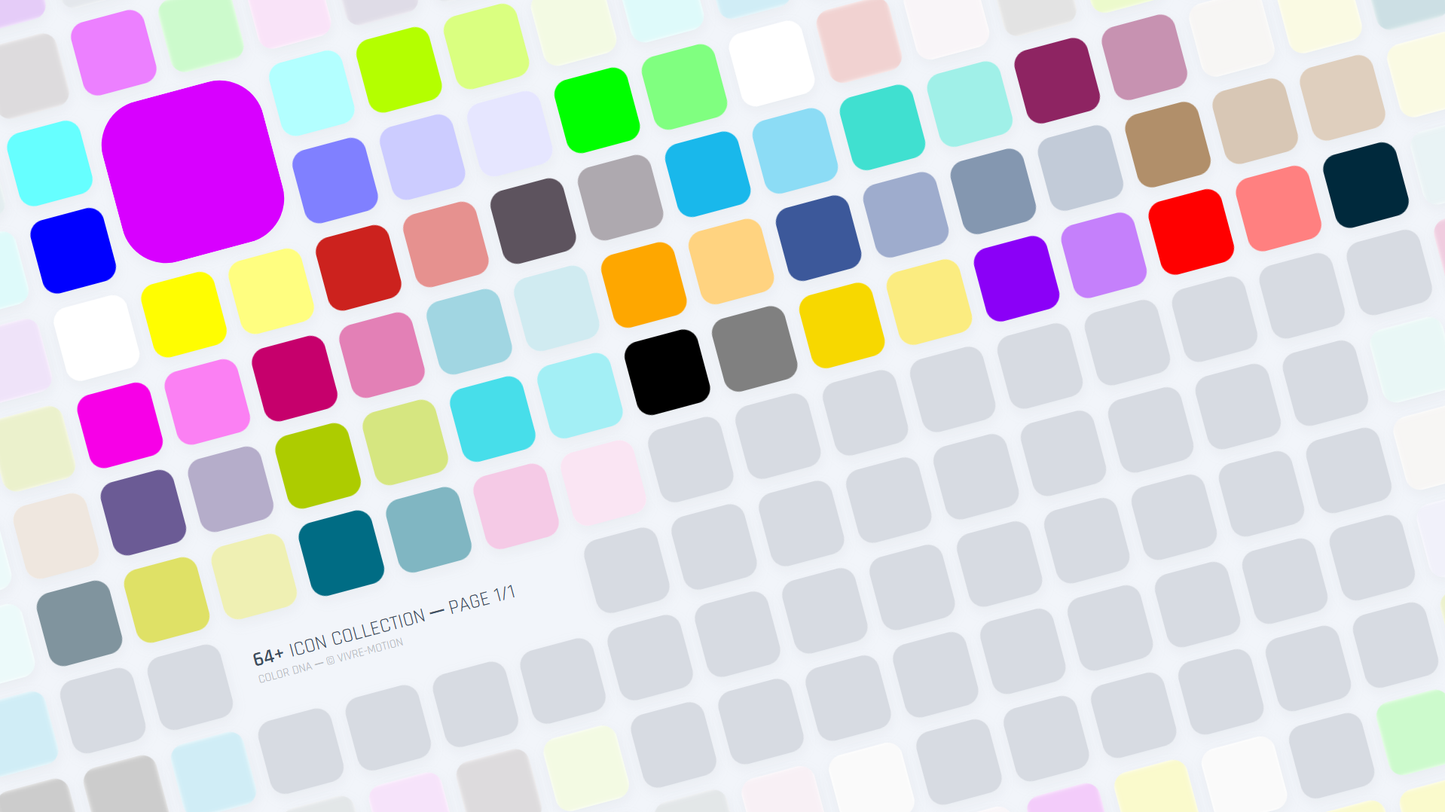 COLOR DNA ─ RGB HOTKEY STREAM DECK ICONS ─ VIVRE-MOTION