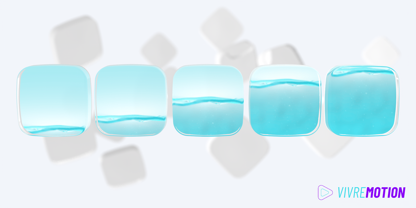 SPLIT SHOT WATER WAVE | STREAM DECK ICONS | VIVRE-MOTION