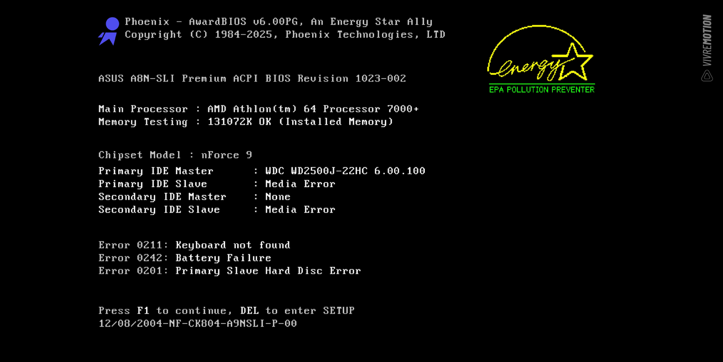 PANIC Button Stream Deck Plugin BIOS Boot 3dFX Screen | VIVRE-MOTION