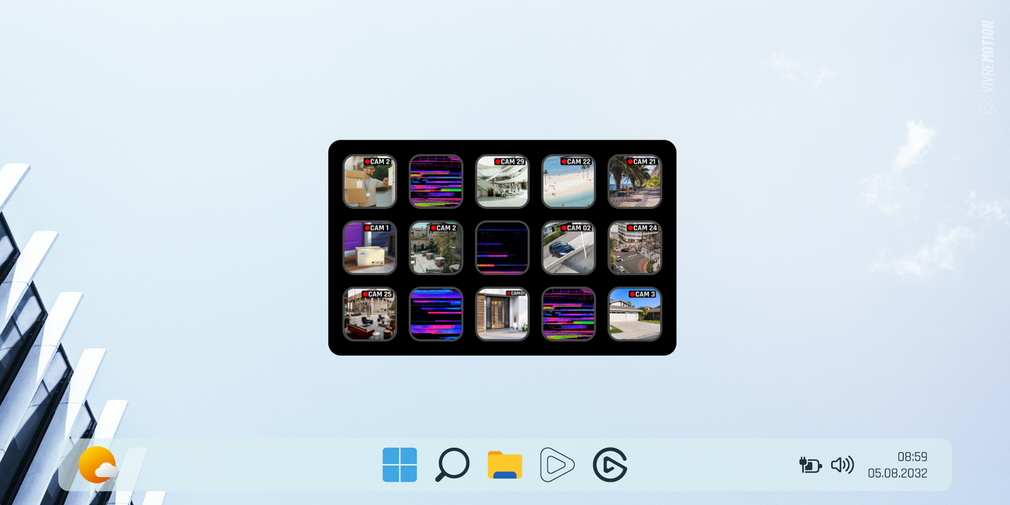 CCTV IP Camera Viewer Plugin | Virtual Stream Deck | VIVRE-MOTION