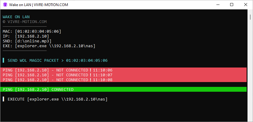 Wake on LAN Stream Deck Plugin Windows GUI Console stream deck icons | VIVRE-MOTION