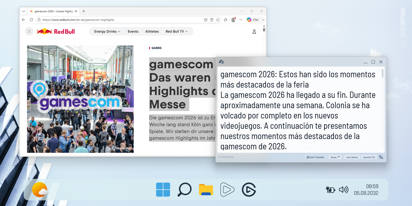 AUTO TRANSLATE SMART WINDOW SPANISH | STREAM DECK PLUGIN | VIVRE-MOTION