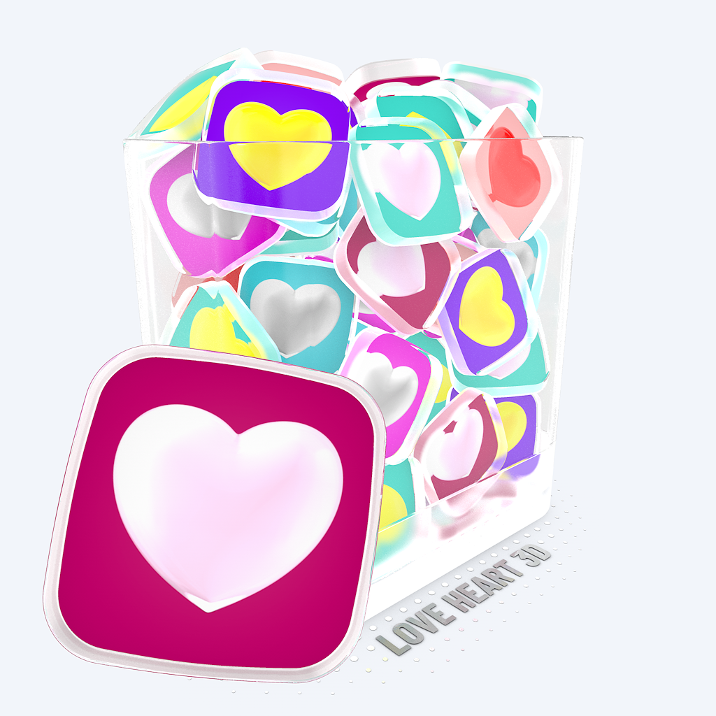 LOVE HEART 3D | STREAM DECK ICONS | VIVRE-MOTION