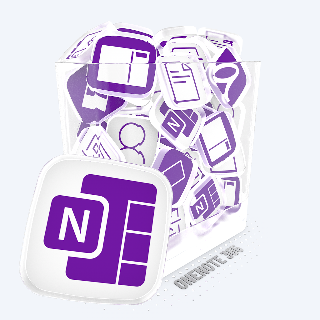 ONENOTE 365 OFFICE COVER | STREAM DECK ICONS | VIVRE-MOTION