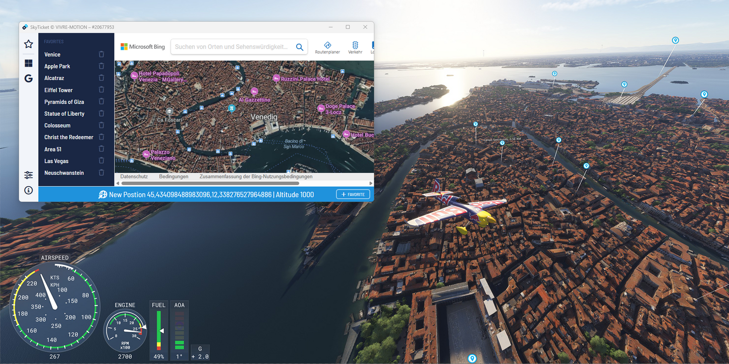 SKY TICKET UI | Venice | Stream Deck Plugin