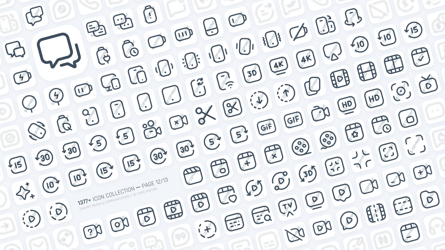 CHERRY MEDIA & COMMUNICATION ─ Stream Deck Icons ─ RGB Hotkeys