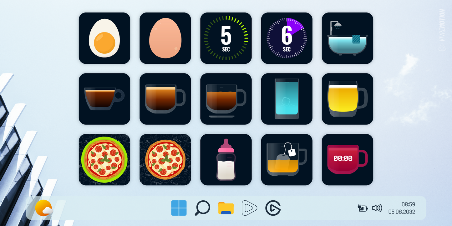 COFFEE & KITCHEN TIMER PORTFOLIO | VIVRE-MOTION | STREAM DECK PLUGIN