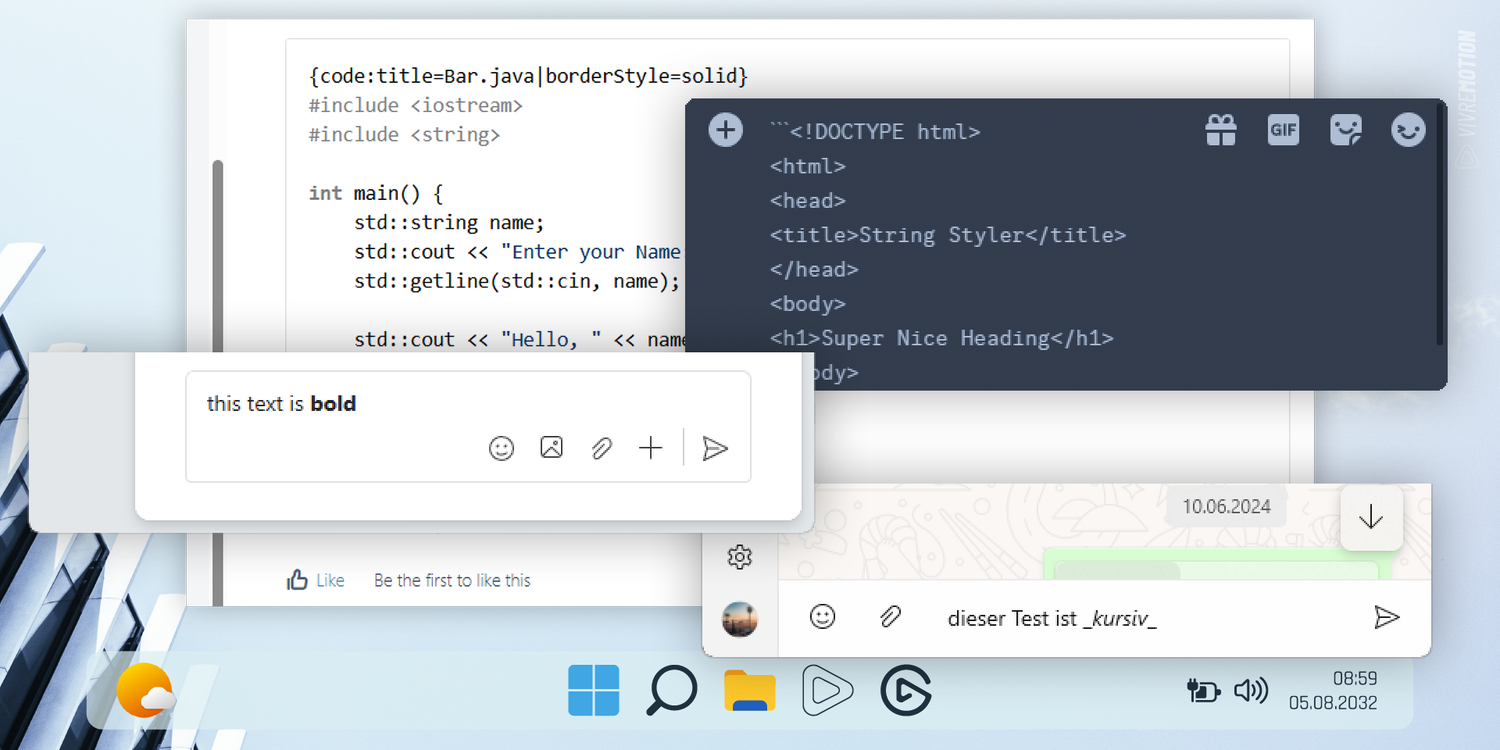 Slash String Plugin STRING STYLER APP | WINDOWS | STREAM DECK PLUGIN