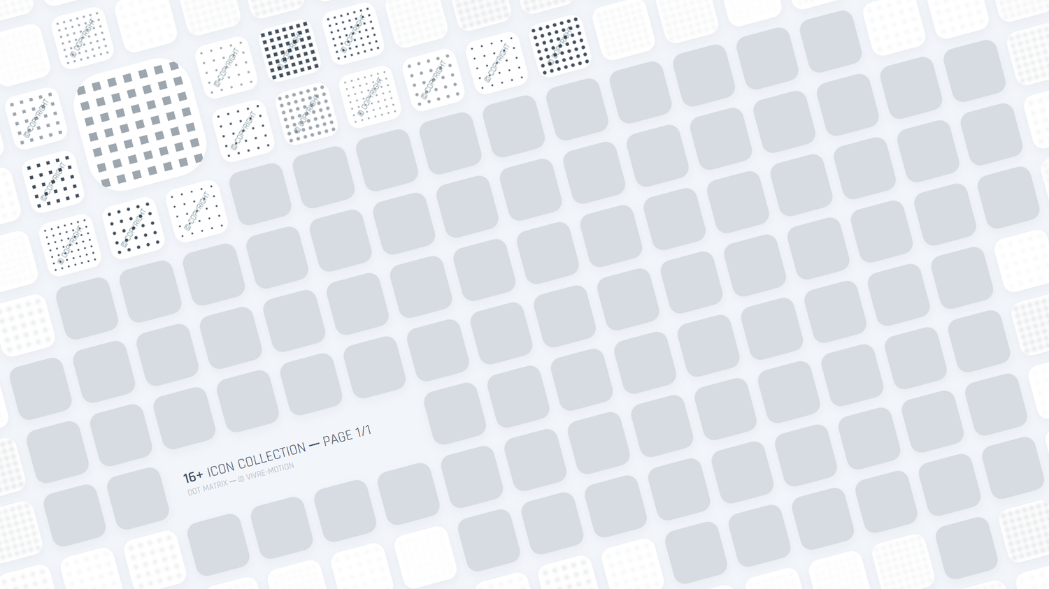 DOT MATRIX ─ RGB HOTKEY STREAM DECK ICONS ─ VIVRE-MOTION