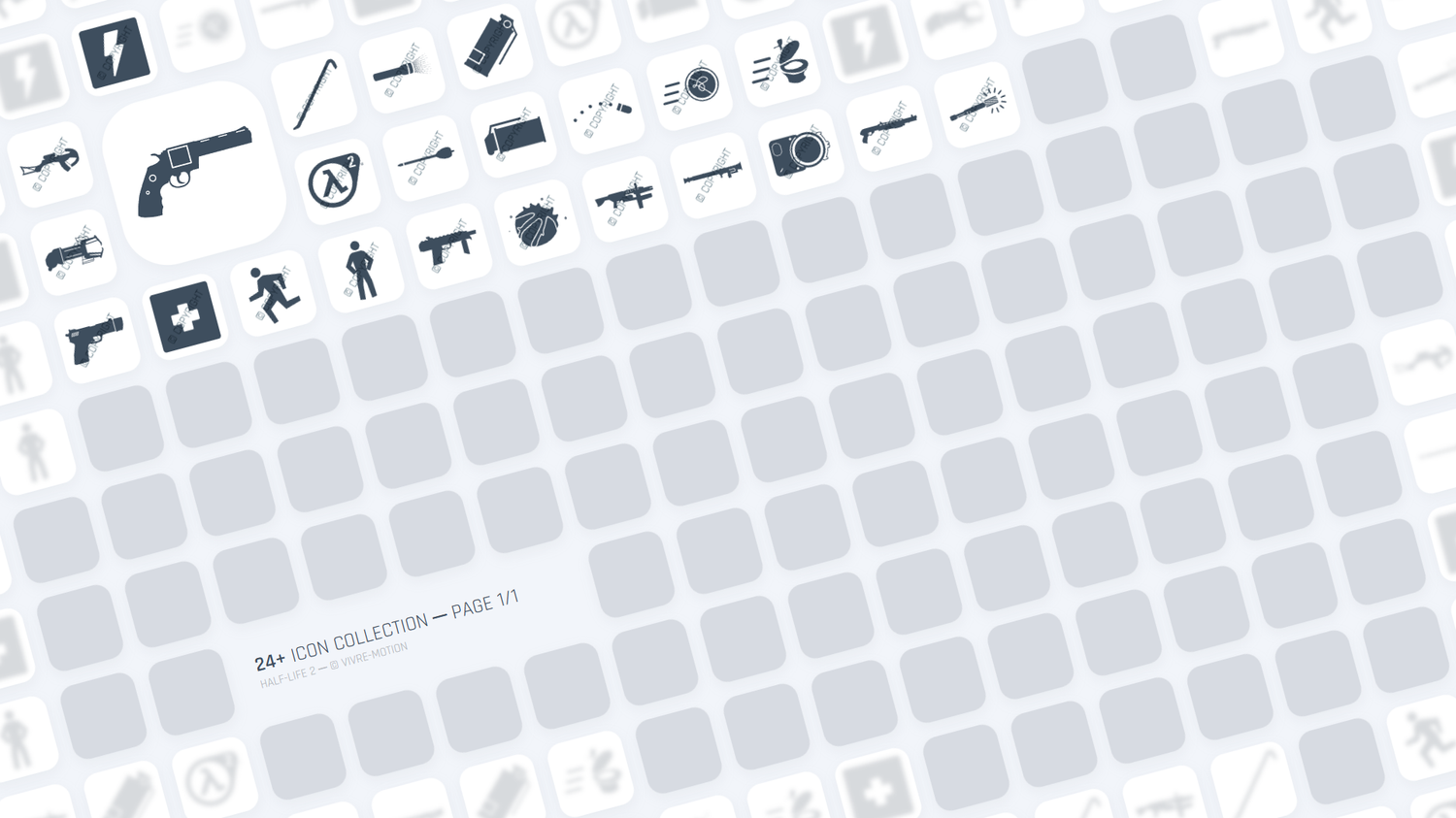 HALF-LIFE 2 ─ RGB HOTKEY STREAM DECK ICONS ─ VIVRE-MOTION