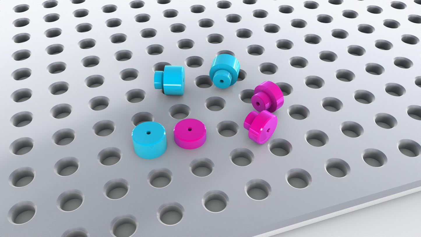 LASER + CNC MATRIX FIXTURE PLATE ─ Pin Variant
