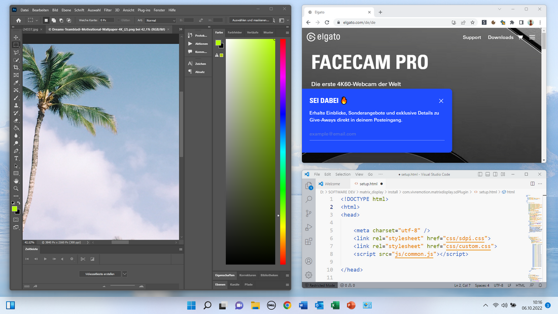 MATRIX DISPLAY | WINDOWS | STREAM DECK PLUGIN