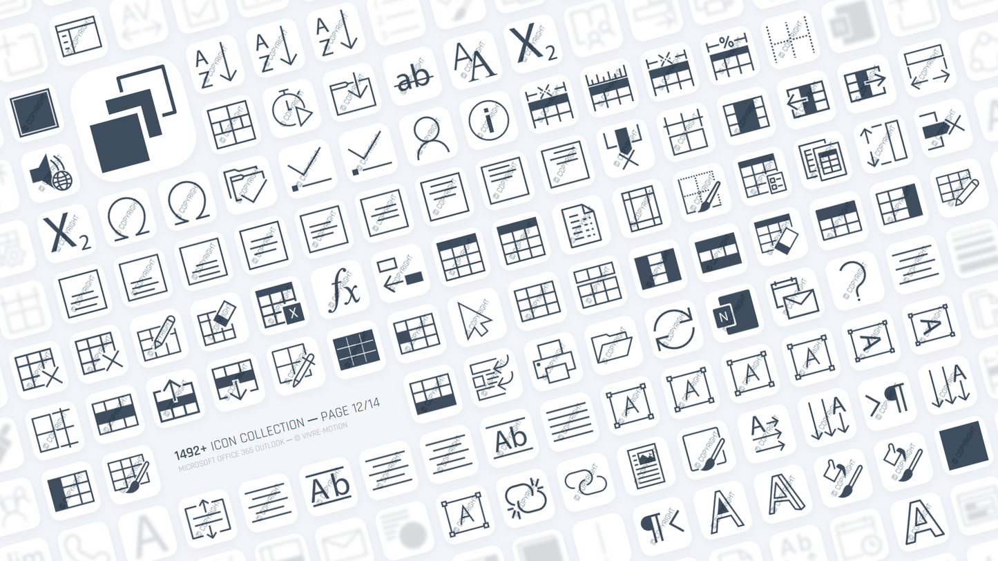 OUTLOOK 365 OFFICE ─ Stream Deck Icons ─ RGB Hotkeys