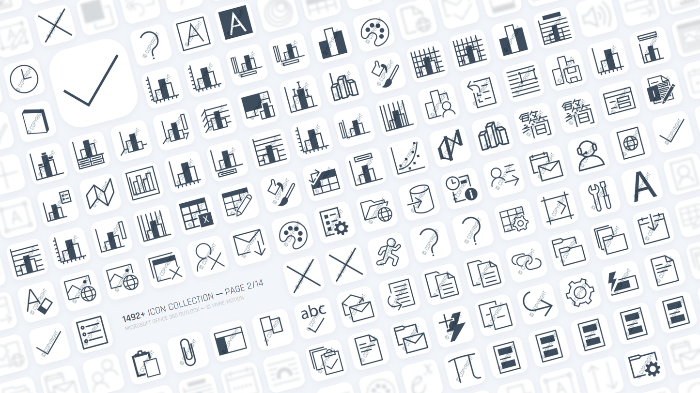 OUTLOOK 365 OFFICE ─ Stream Deck Icons ─ RGB Hotkeys