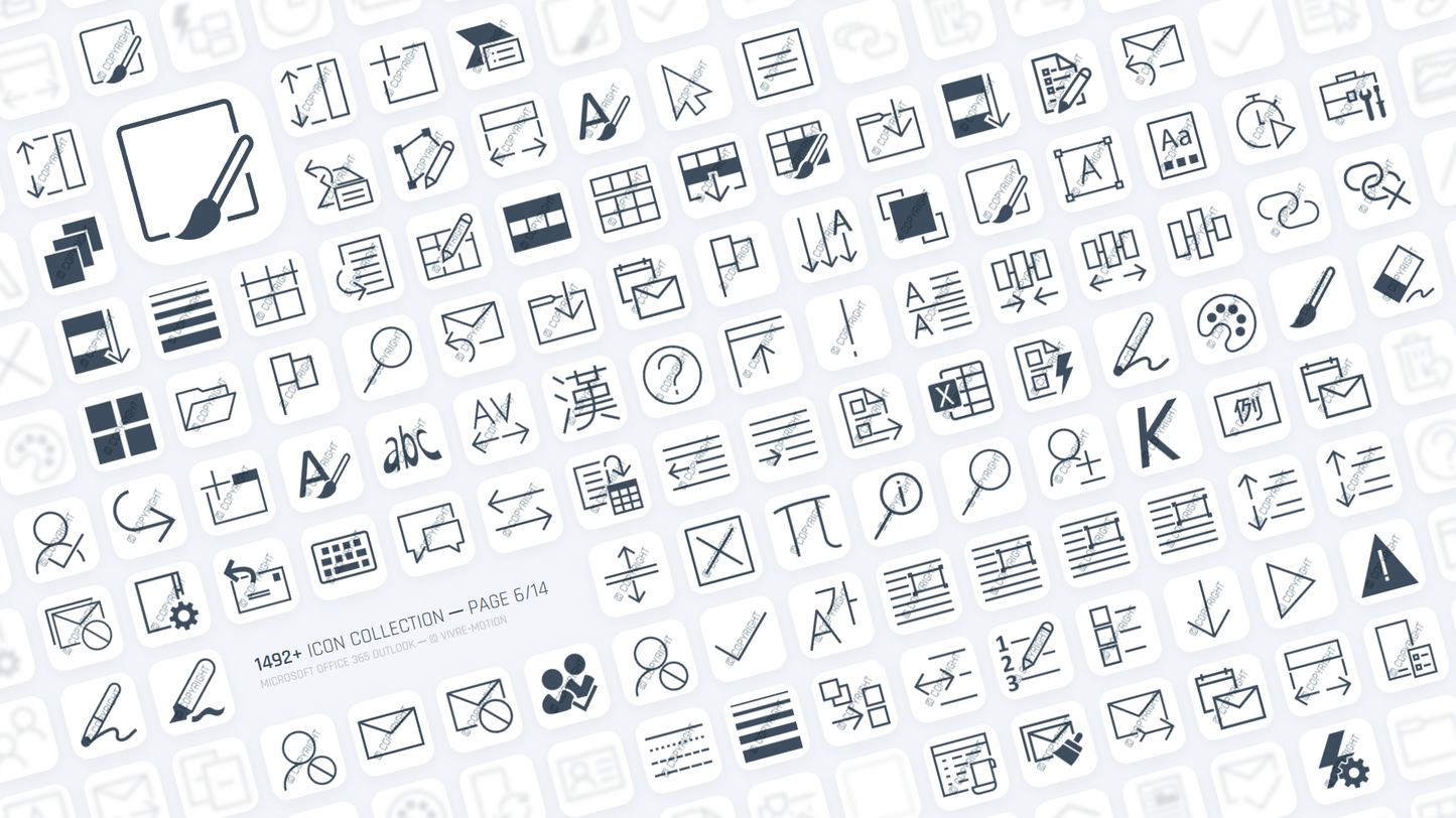 OUTLOOK 365 OFFICE ─ Stream Deck Icons ─ RGB Hotkeys