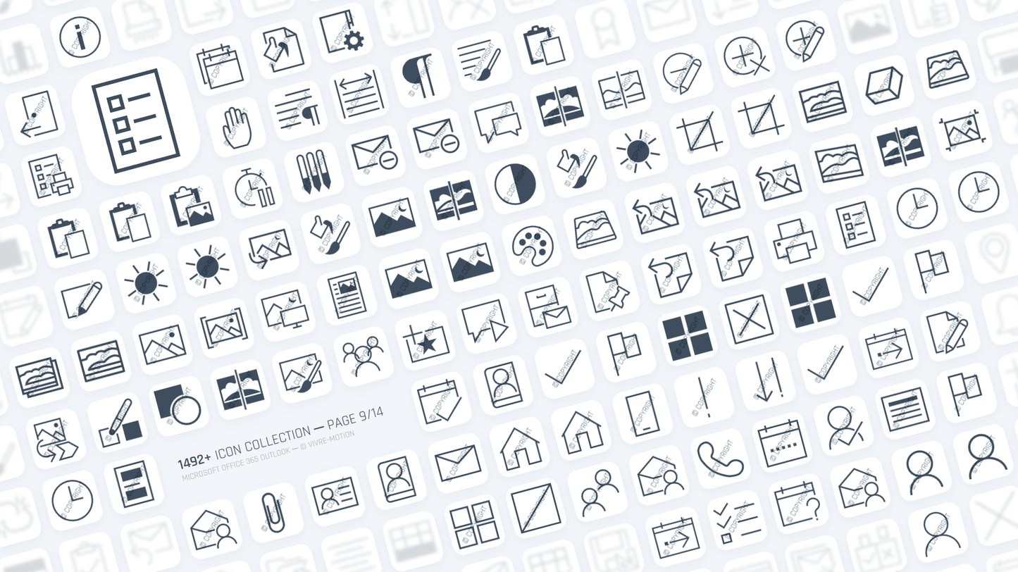 OUTLOOK 365 OFFICE ─ Stream Deck Icons ─ RGB Hotkeys