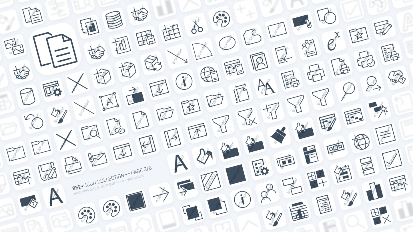 PROJECT 365 OFFICE ─ Stream Deck Icons ─ RGB Hotkeys