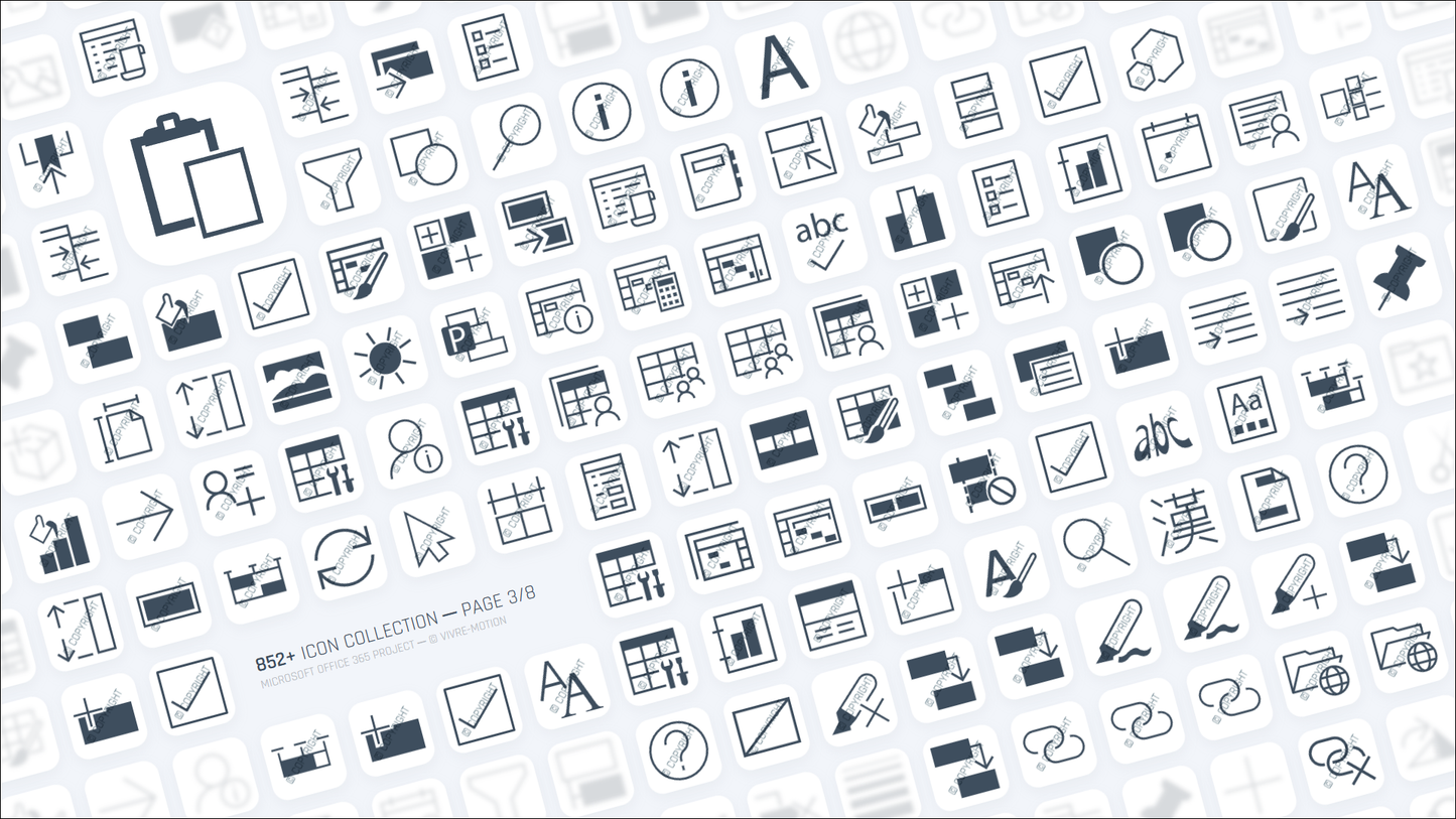 PROJECT 365 OFFICE ─ Stream Deck Icons ─ RGB Hotkeys