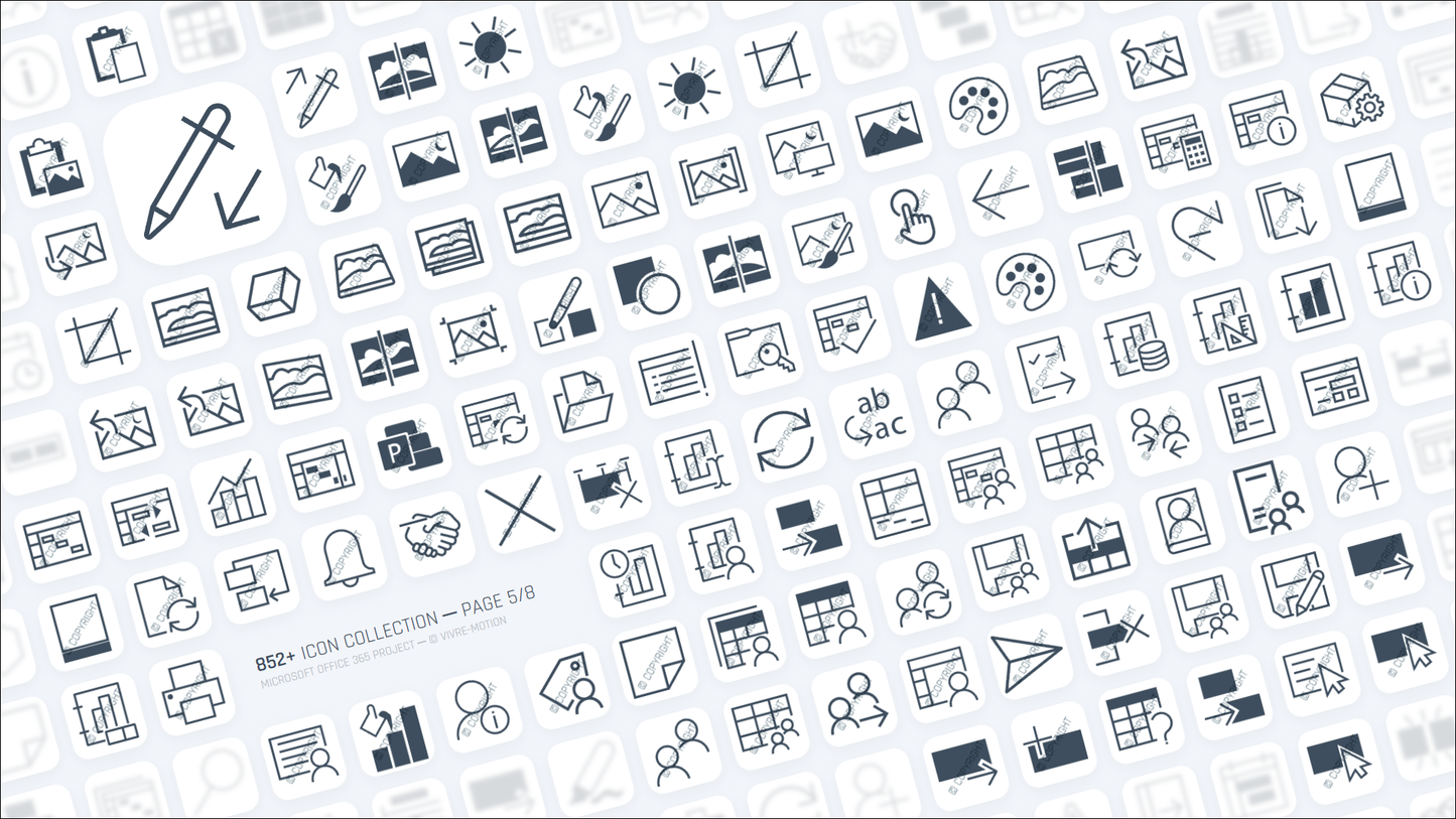 PROJECT 365 OFFICE ─ Stream Deck Icons ─ RGB Hotkeys