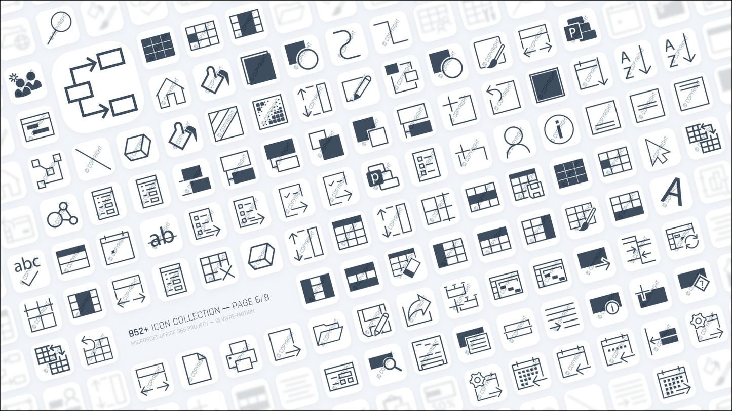 PROJECT 365 OFFICE ─ Stream Deck Icons ─ RGB Hotkeys