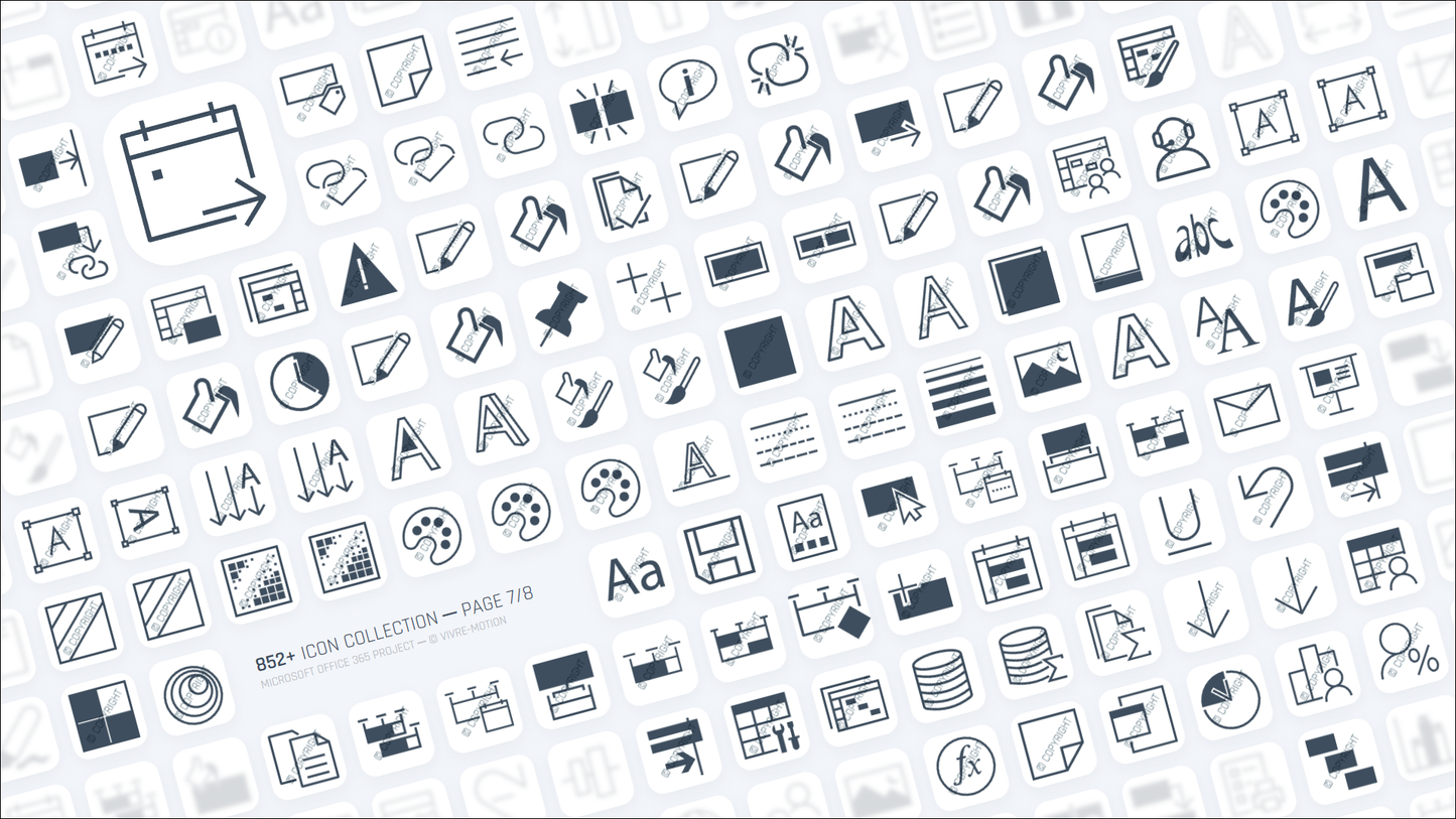 PROJECT 365 OFFICE ─ Stream Deck Icons ─ RGB Hotkeys