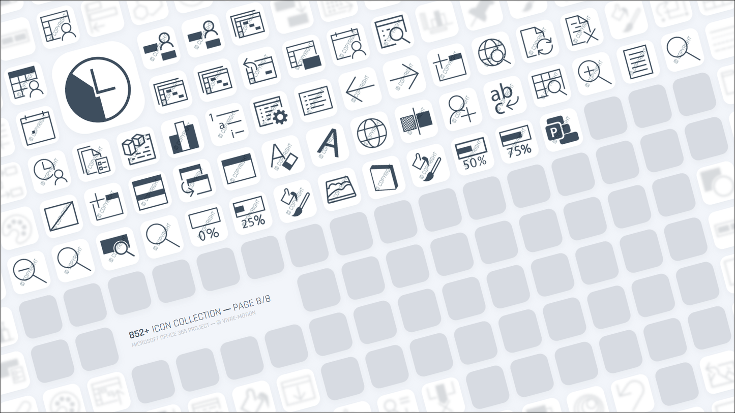 PROJECT 365 OFFICE ─ Stream Deck Icons ─ RGB Hotkeys