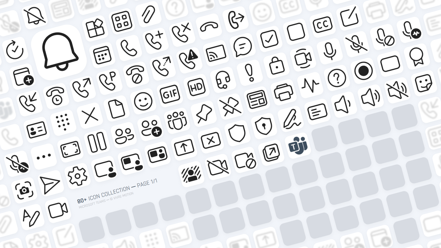 MICROSOFT TEAMS ─ RGB HOTKEY STREAM DECK ICONS ─ VIVRE-MOTION