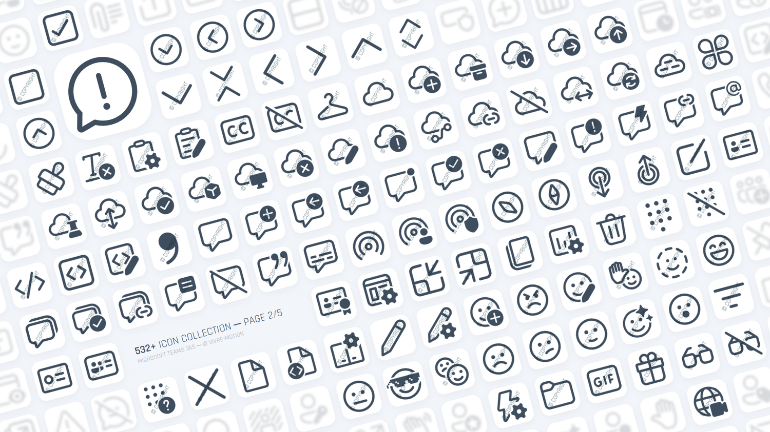 MICROSOFT TEAMS ─ RGB HOTKEY STREAM DECK ICONS ─ VIVRE-MOTION