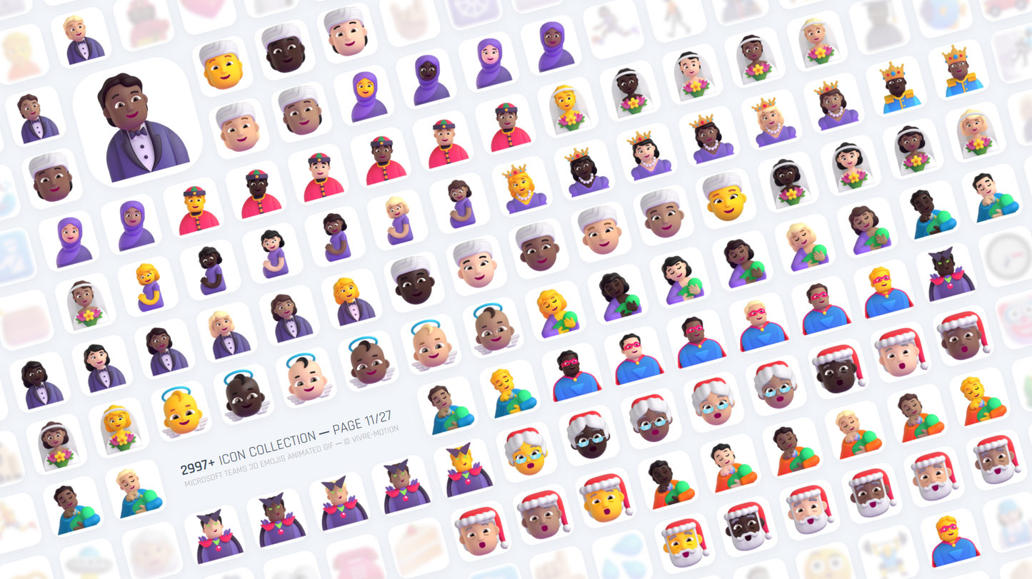 MICROSOFT TEAMS 3D EMOJIS ANIMATED GIF | Stream Deck Icons