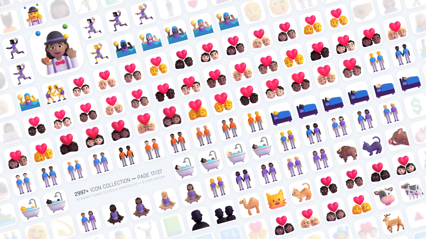 MICROSOFT TEAMS 3D EMOJIS ANIMATED GIF | Stream Deck Icons