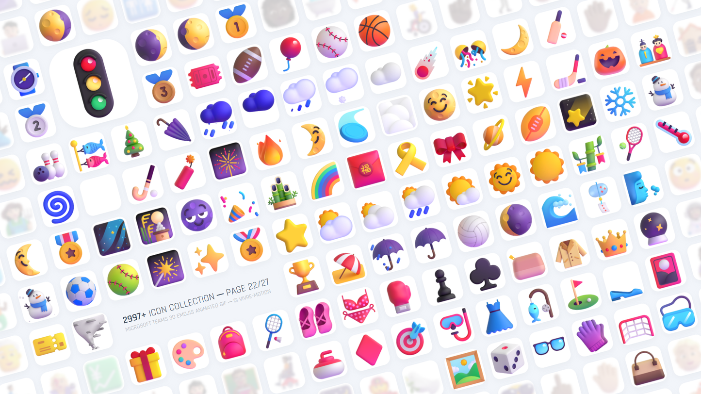 MICROSOFT TEAMS 3D EMOJIS ANIMATED GIF | Stream Deck Icons