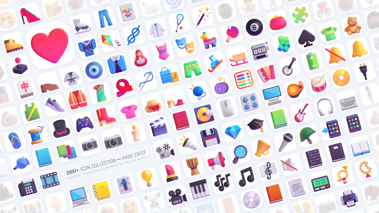MICROSOFT TEAMS 3D EMOJIS ANIMATED GIF | Stream Deck Icons