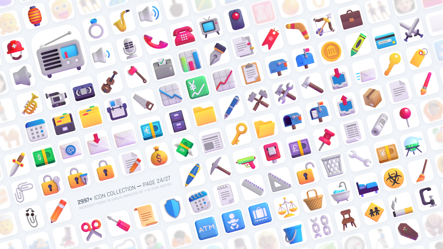 MICROSOFT TEAMS 3D EMOJIS ANIMATED GIF | Stream Deck Icons