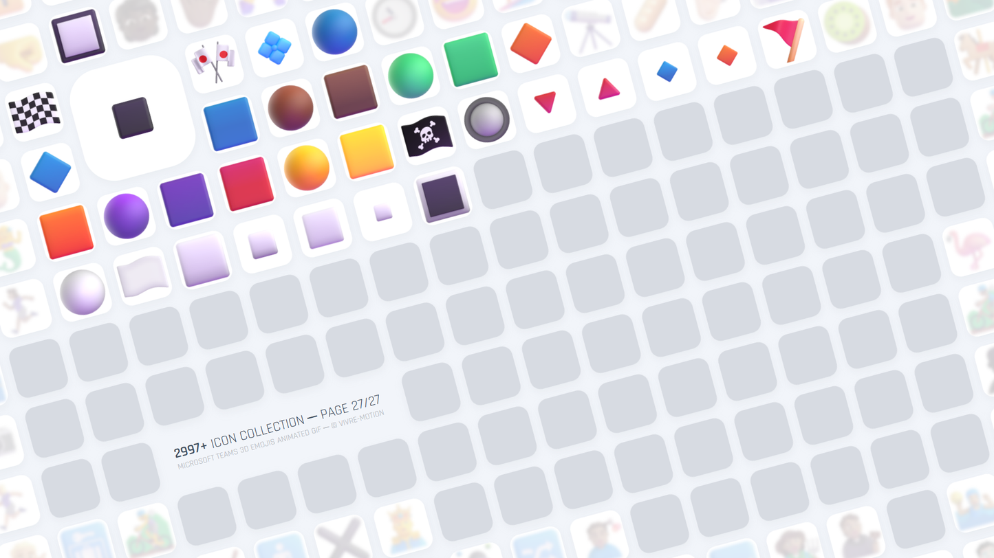 MICROSOFT TEAMS 3D EMOJIS ANIMATED GIF | Stream Deck Icons