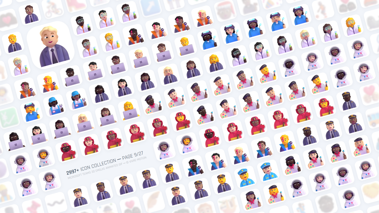 MICROSOFT TEAMS 3D EMOJIS ANIMATED GIF | Stream Deck Icons