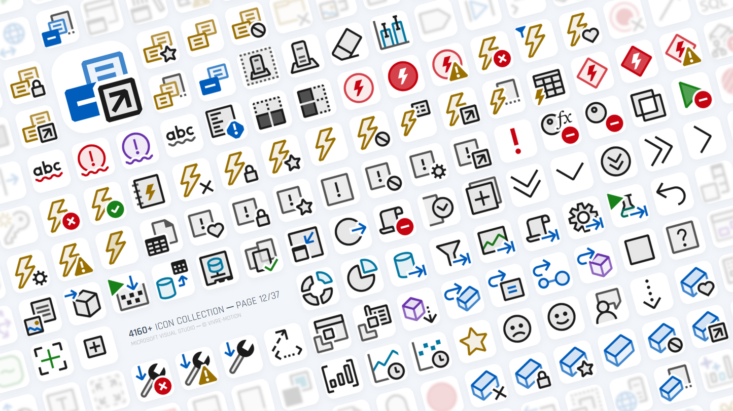 MICROSOFT VISUAL STUDIO ─ Stream Deck Icons ─ RGB Hotkeys