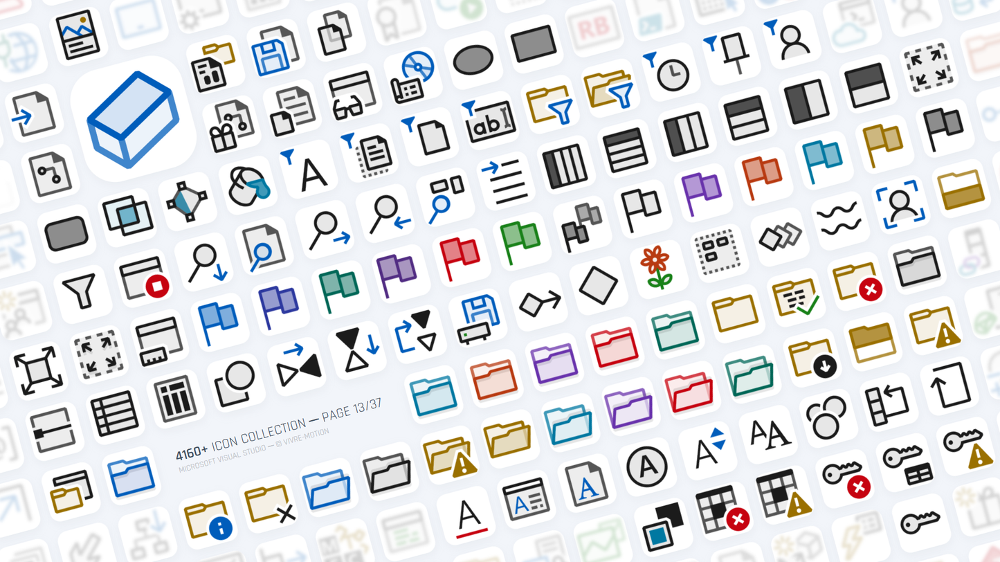 MICROSOFT VISUAL STUDIO ─ Stream Deck Icons ─ RGB Hotkeys