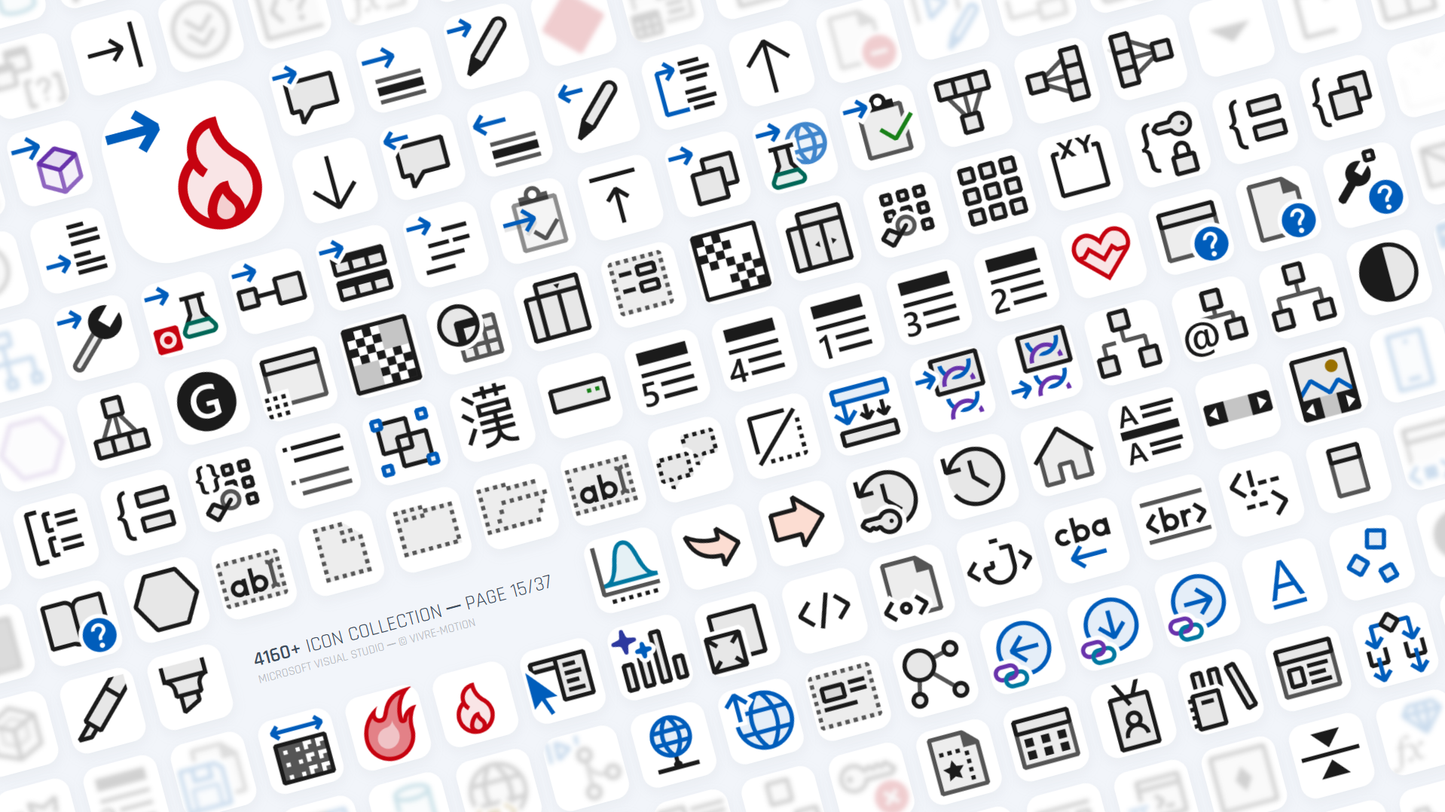 MICROSOFT VISUAL STUDIO ─ Stream Deck Icons ─ RGB Hotkeys
