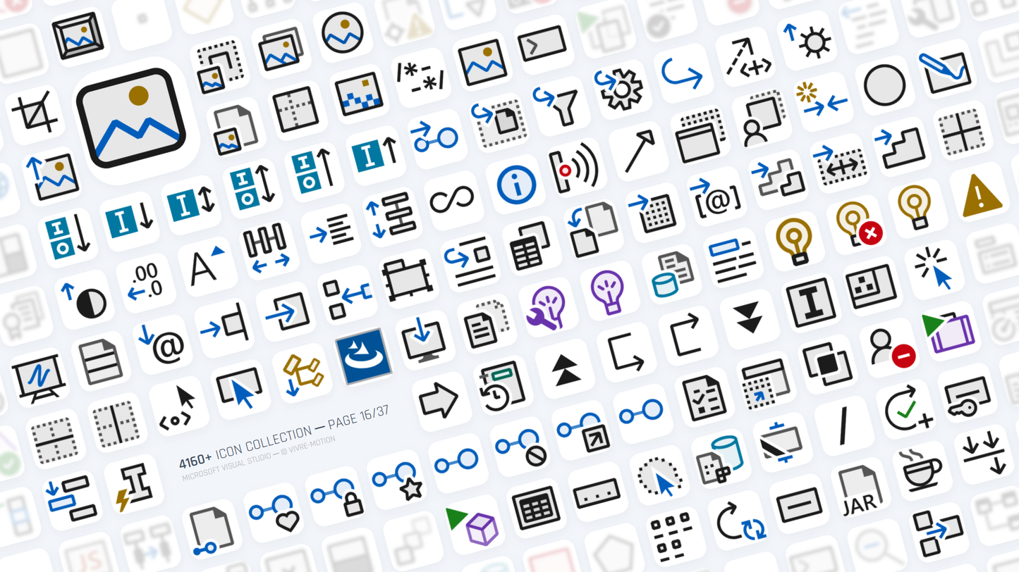 MICROSOFT VISUAL STUDIO ─ Stream Deck Icons ─ RGB Hotkeys