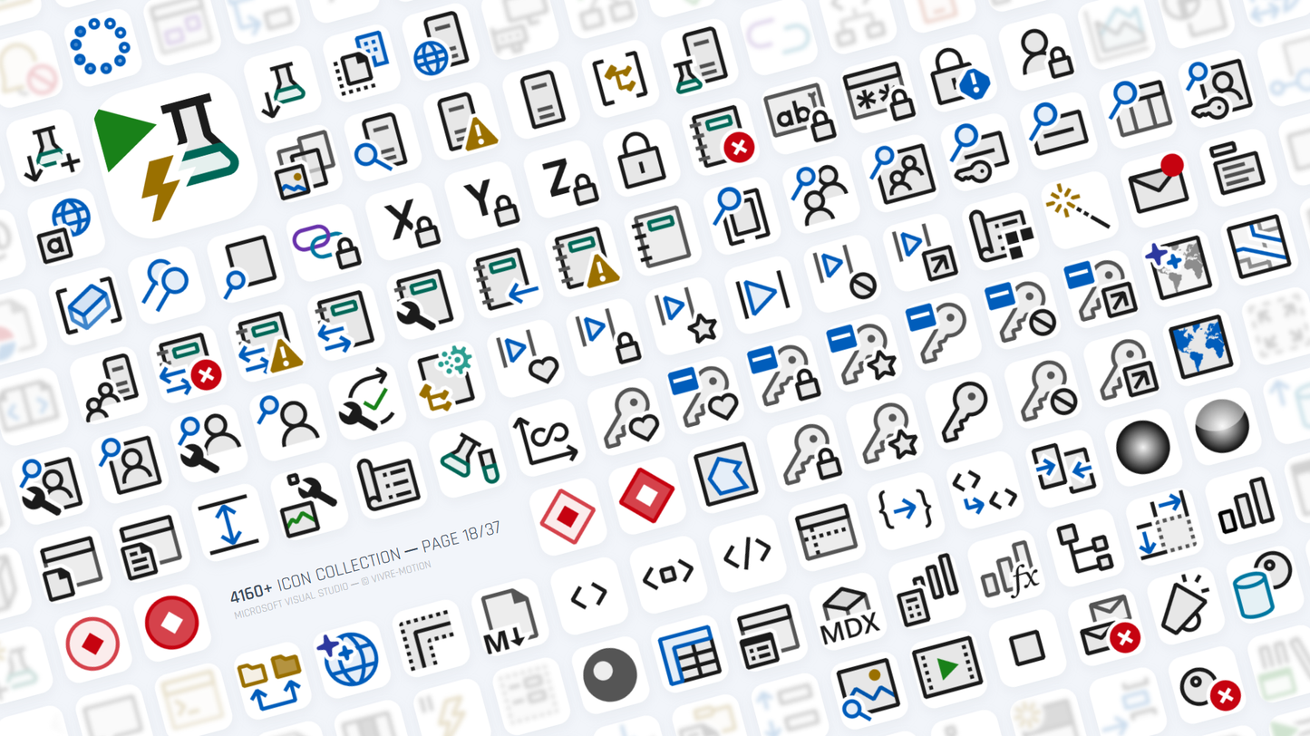 MICROSOFT VISUAL STUDIO ─ Stream Deck Icons ─ RGB Hotkeys