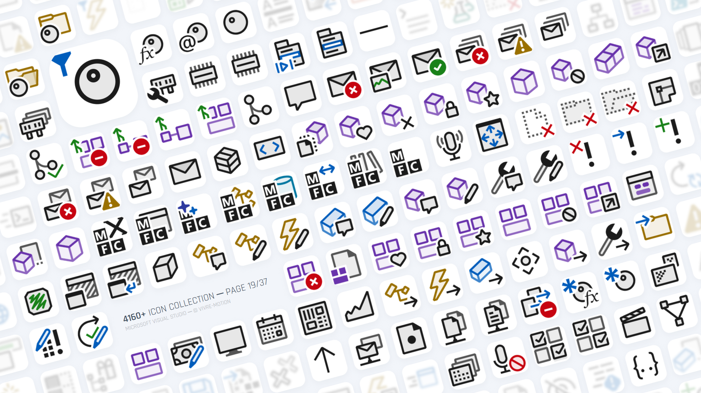 MICROSOFT VISUAL STUDIO ─ Stream Deck Icons ─ RGB Hotkeys