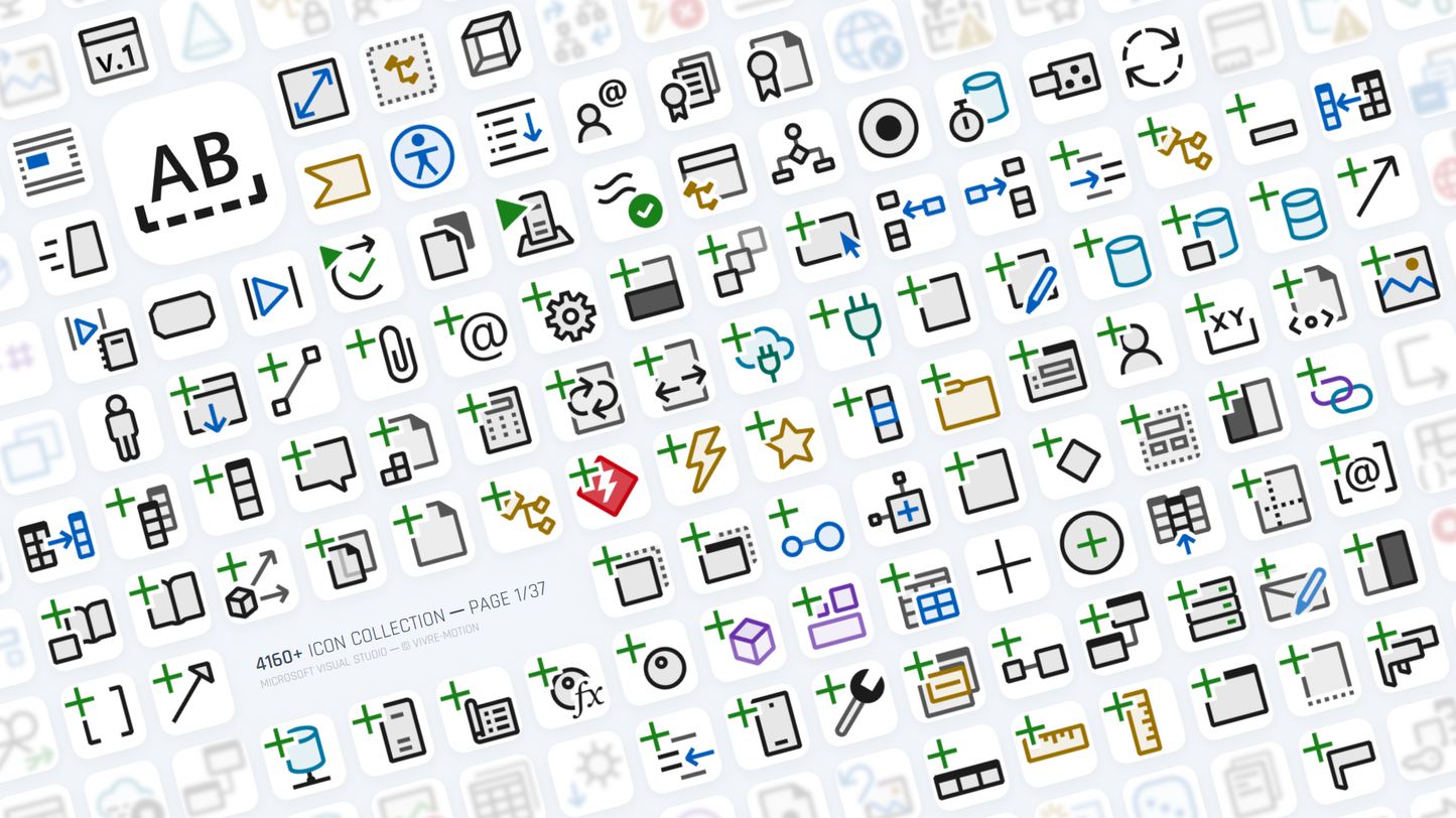 MICROSOFT VISUAL STUDIO ─ Stream Deck Icons ─ RGB Hotkeys