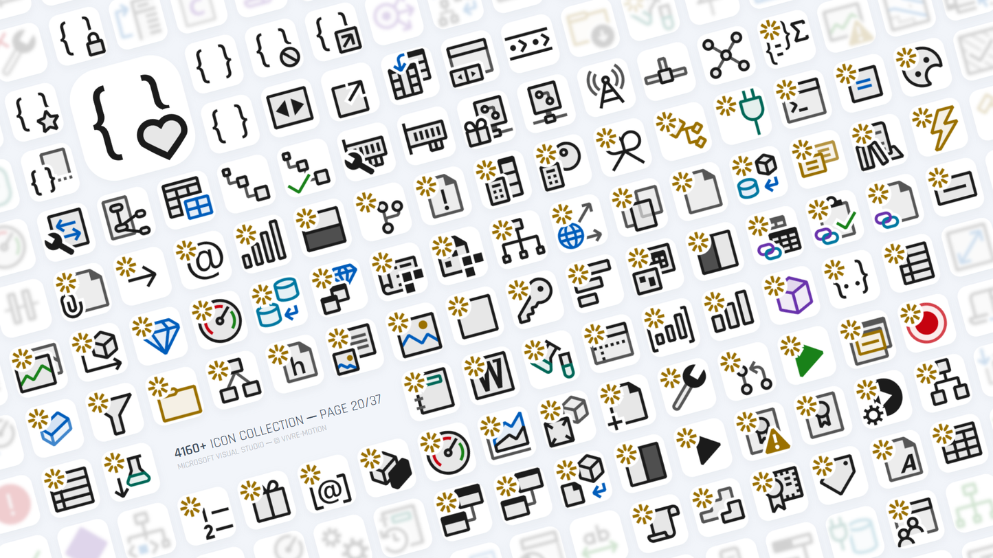 MICROSOFT VISUAL STUDIO ─ Stream Deck Icons ─ RGB Hotkeys
