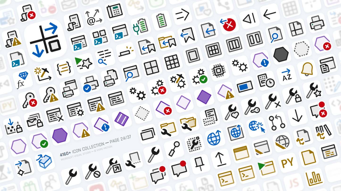 MICROSOFT VISUAL STUDIO ─ Stream Deck Icons ─ RGB Hotkeys