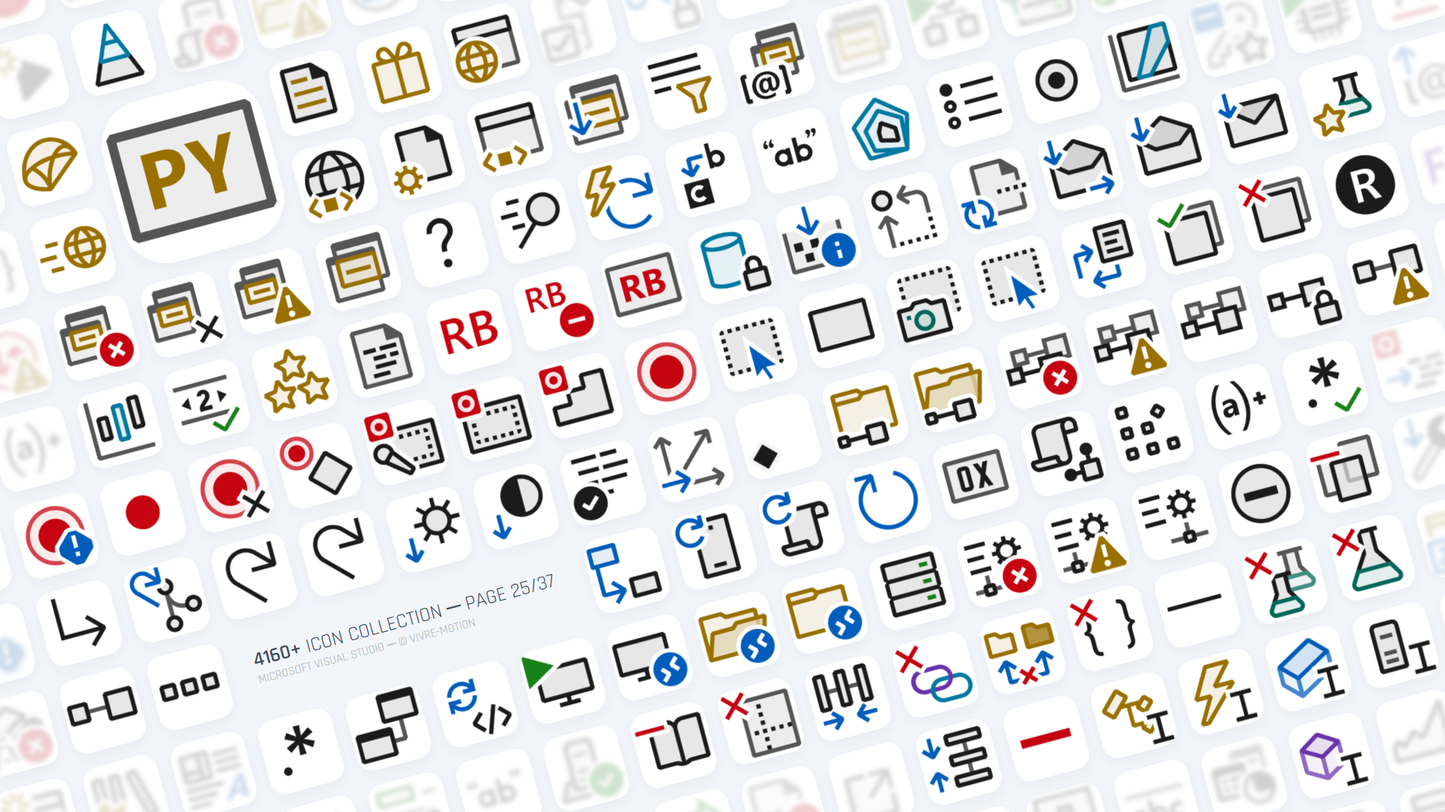 MICROSOFT VISUAL STUDIO ─ Stream Deck Icons ─ RGB Hotkeys