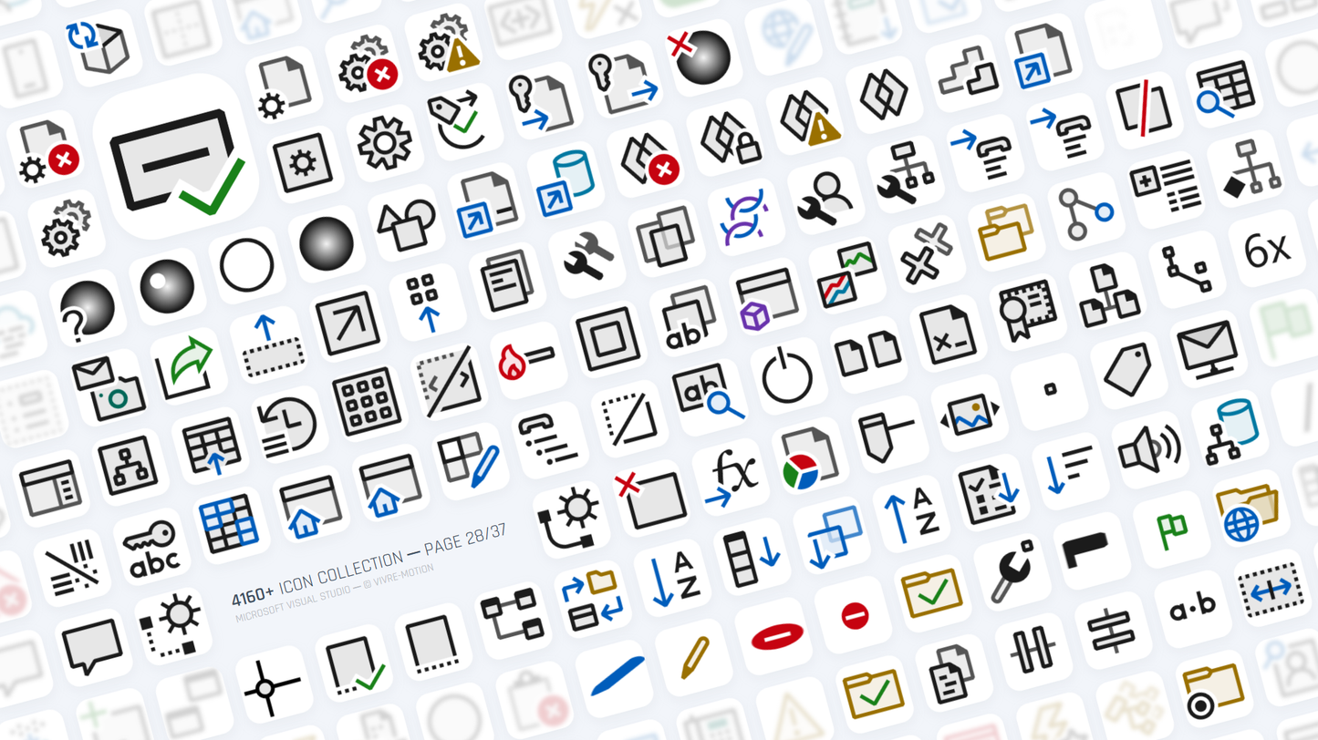 MICROSOFT VISUAL STUDIO ─ Stream Deck Icons ─ RGB Hotkeys