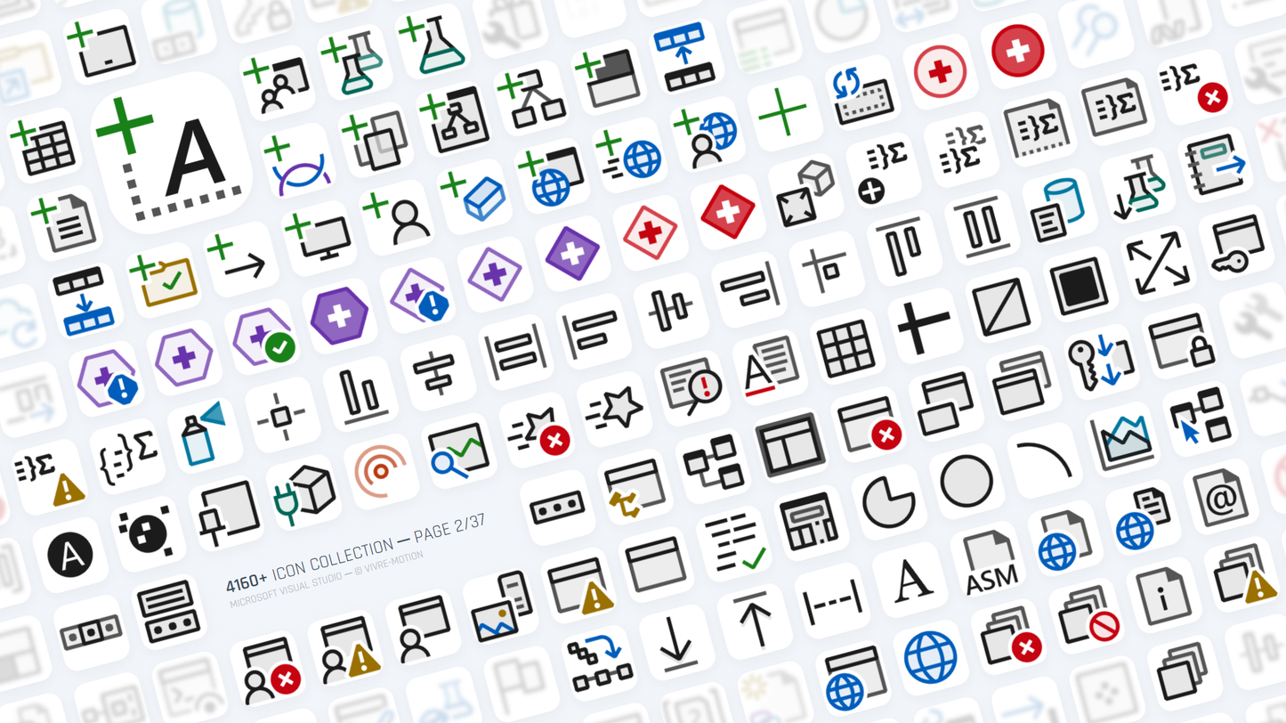 MICROSOFT VISUAL STUDIO ─ Stream Deck Icons ─ RGB Hotkeys