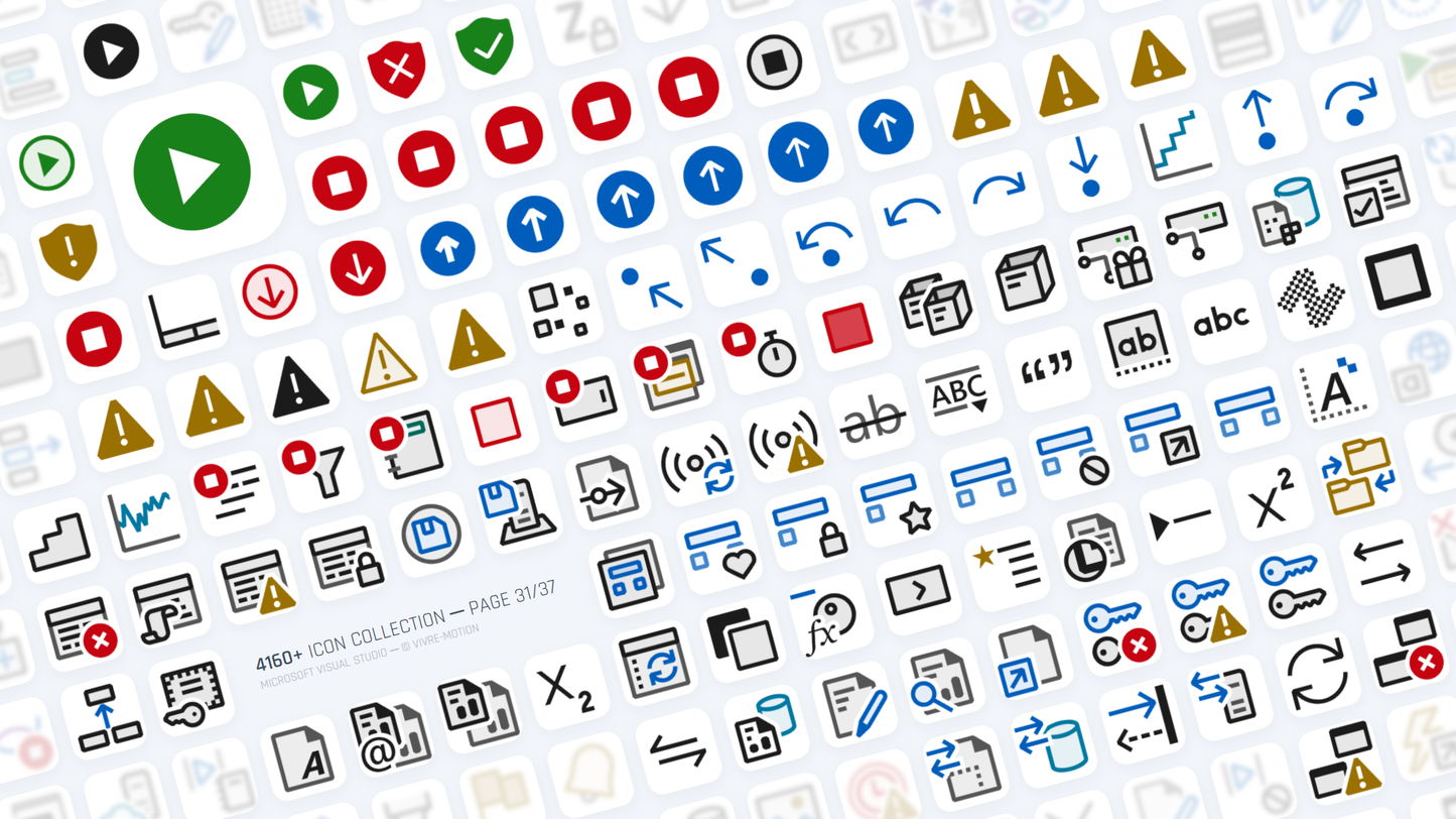 MICROSOFT VISUAL STUDIO ─ Stream Deck Icons ─ RGB Hotkeys