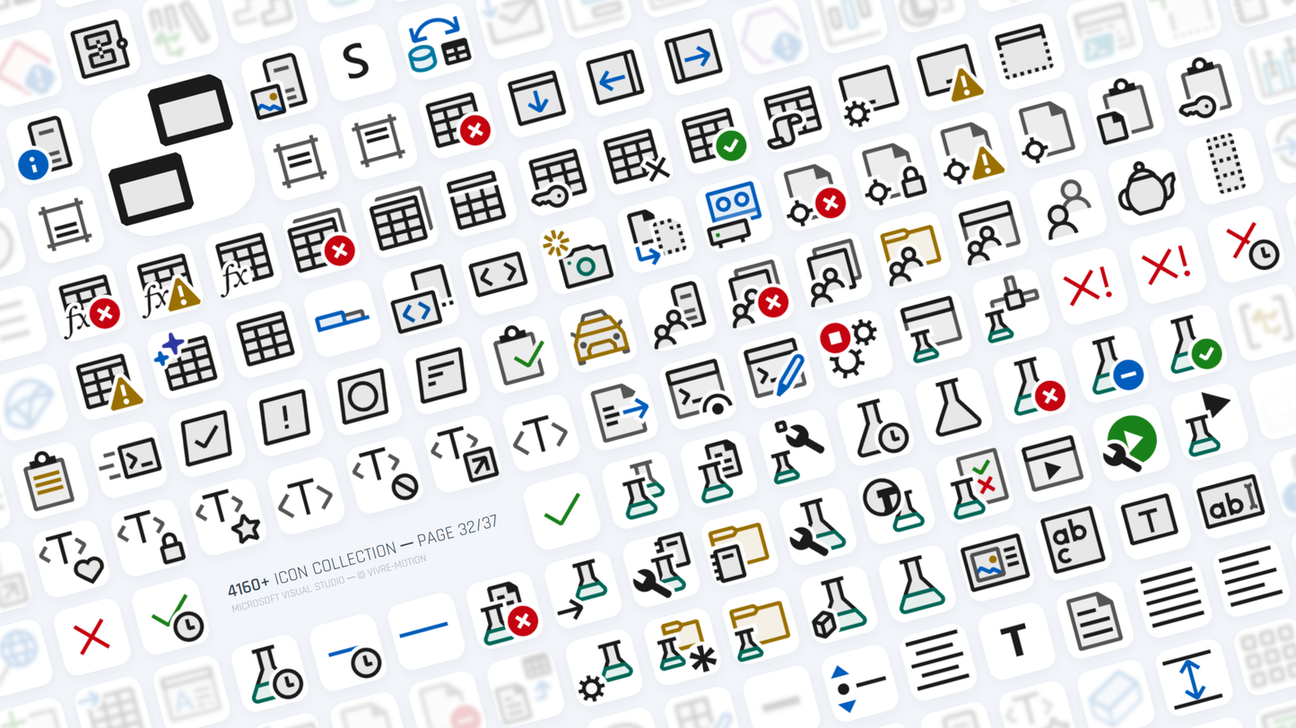 MICROSOFT VISUAL STUDIO ─ Stream Deck Icons ─ RGB Hotkeys
